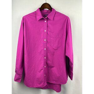 Women’s GAP Large Fuchsia Oversized Button Down Shirt